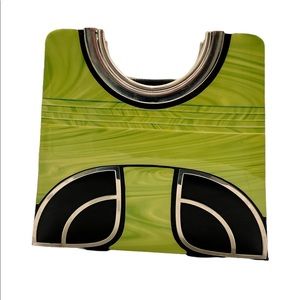 Vintage Lime Swing Handle Handbag